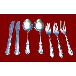 Vahalla And Utica Stainless Silverware Cutlery Spoons Forks Butter Knives